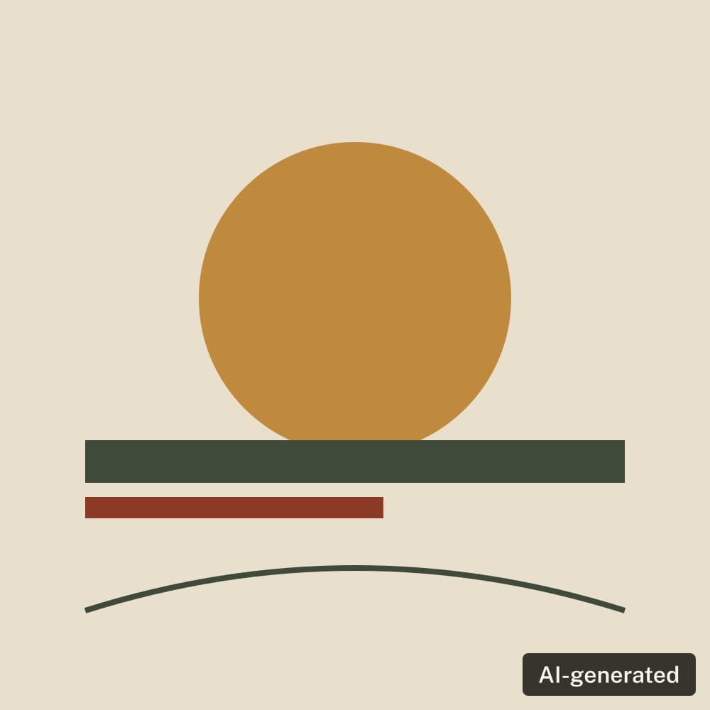A sample listing image with a dark corner label reading AI-generated in the bottom right